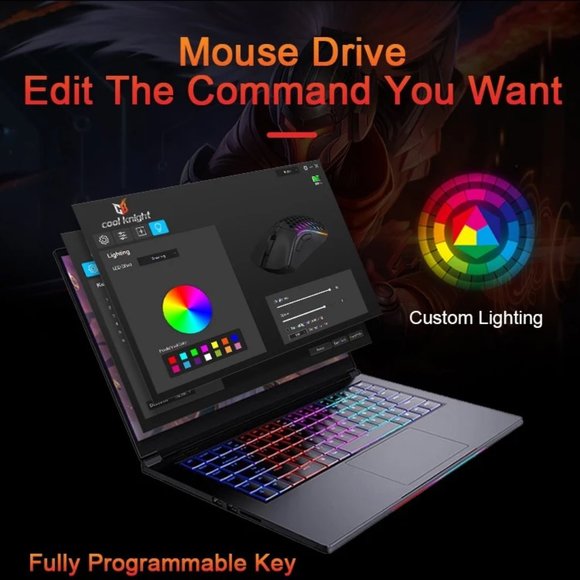 Dual Wireless RGB Pro Gaming Mouse - Wireless - Picture 5 of 10